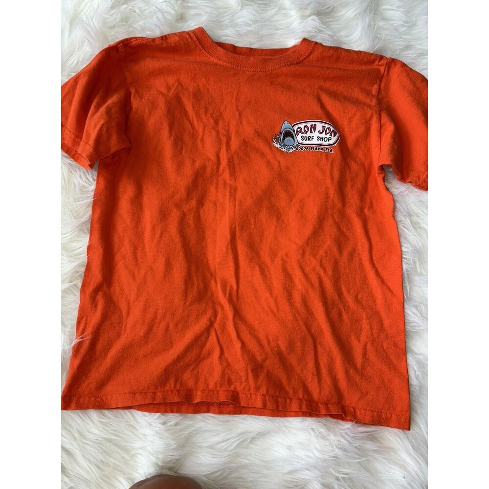 Ron Jon Surf Shop Kids S Classic Orange Shark Tee. Cute, Fun